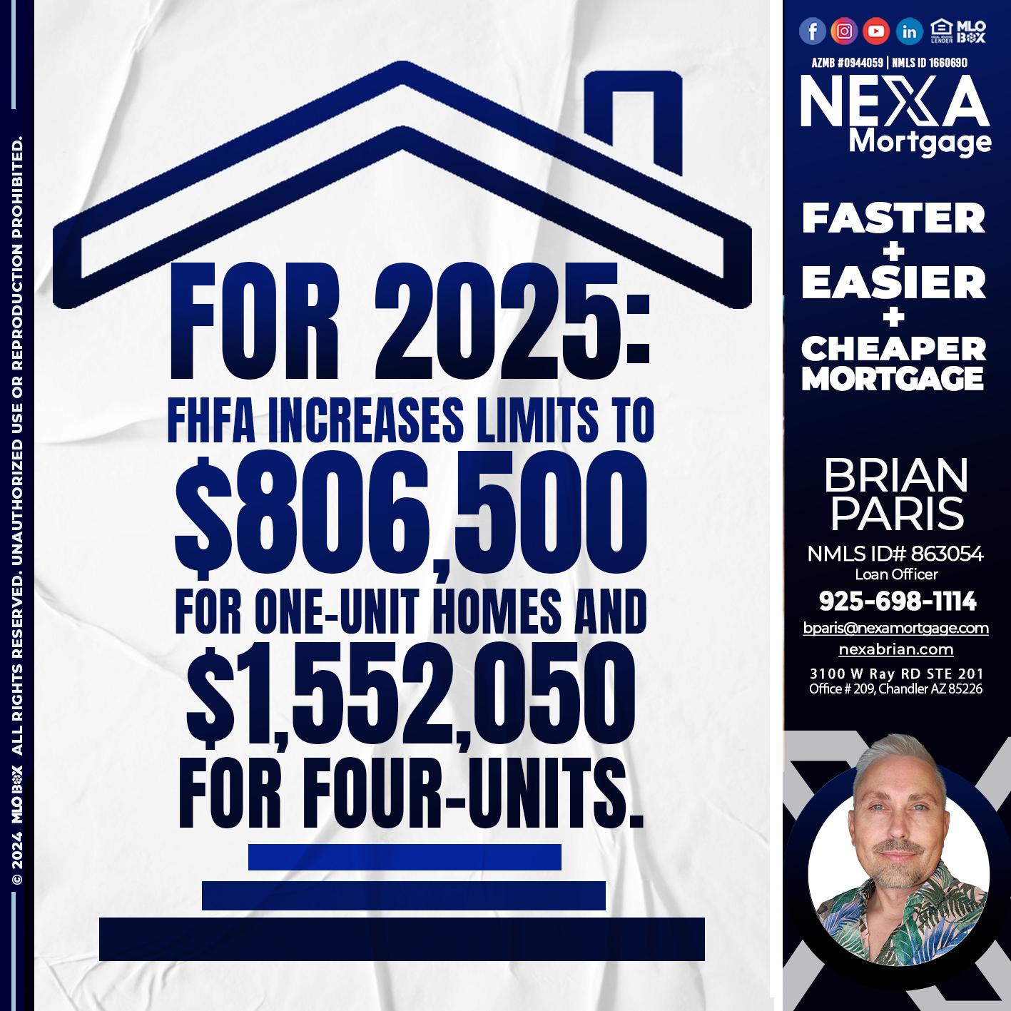 FOR 2025 - Brian Paris -Loan Officer