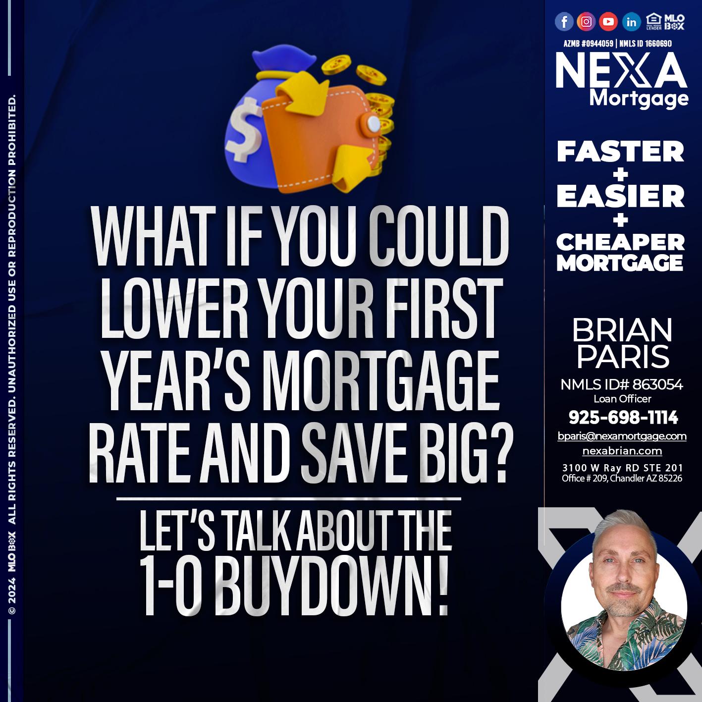 WHAT IF YOU COULD - Brian Paris -Loan Officer