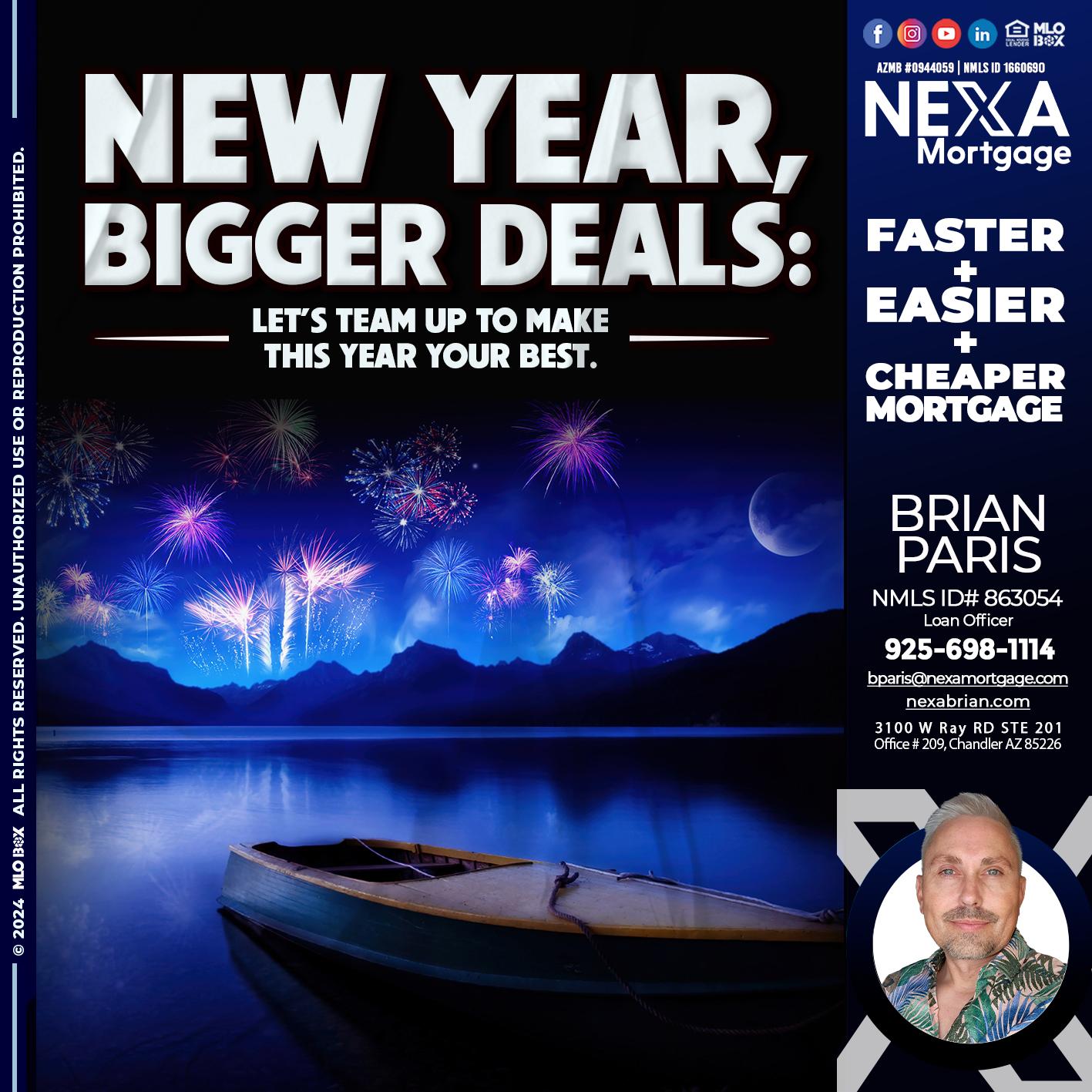 NEW YEAR - Brian Paris -Loan Officer