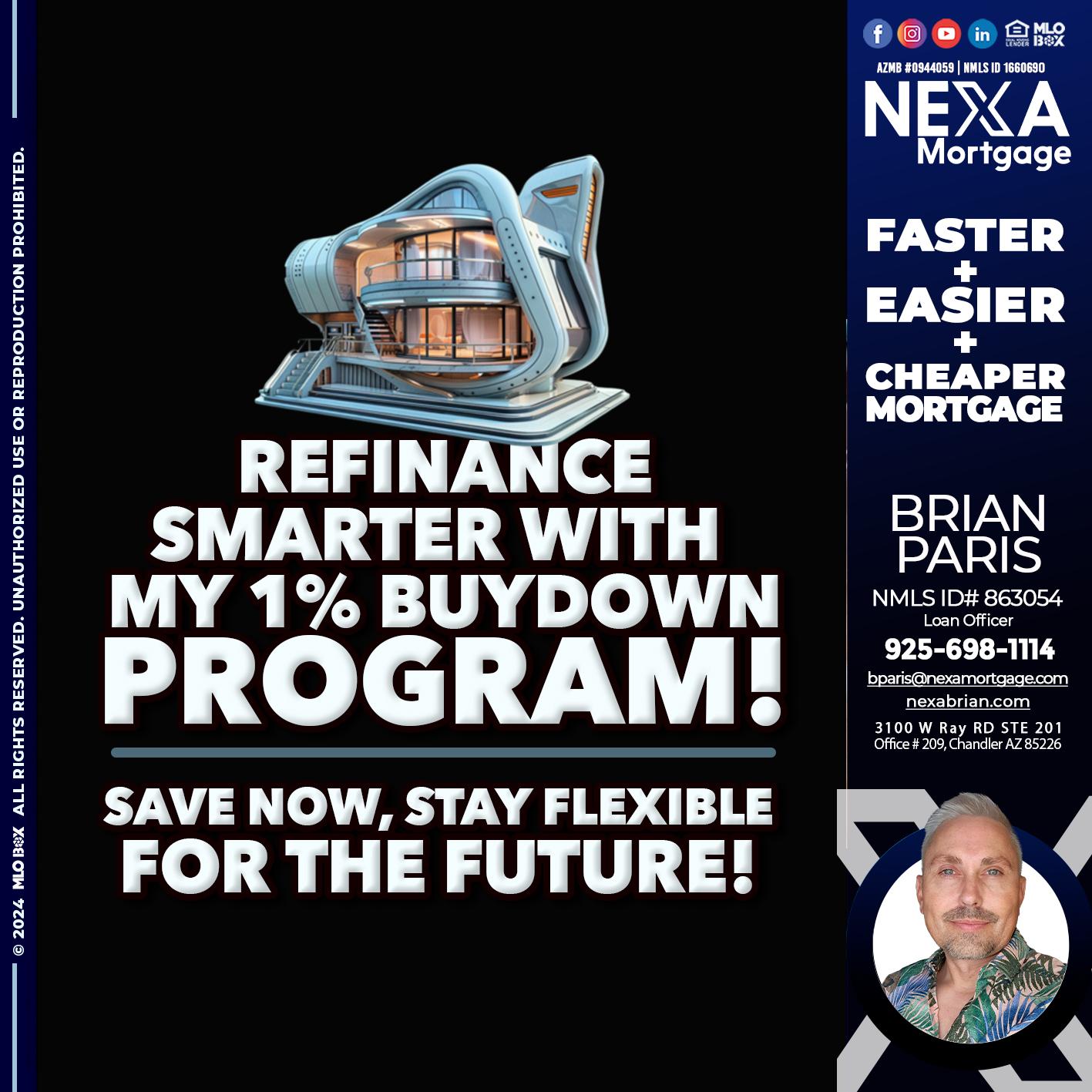 REFINANCE SMARTER - Brian Paris -Loan Officer