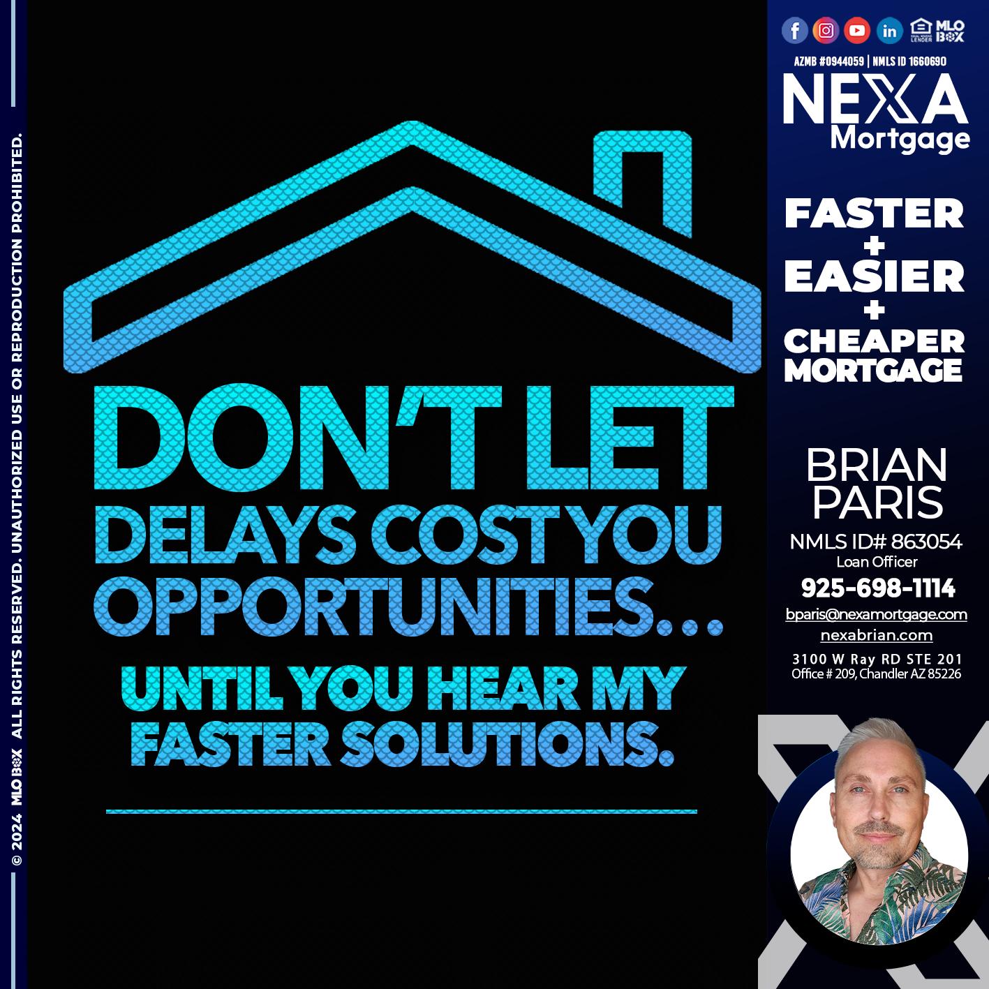 DO NOT LET - Brian Paris -Loan Officer