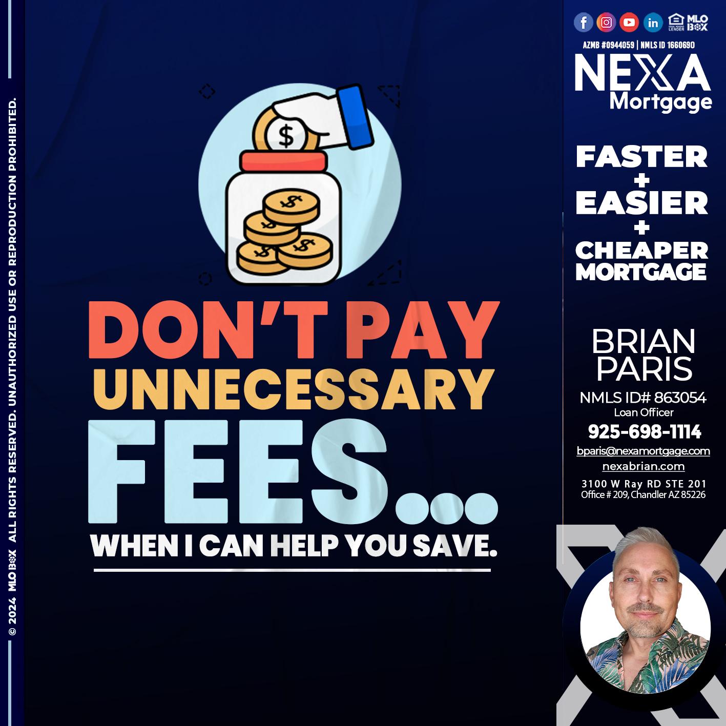 DON´T PAY - Brian Paris -Loan Officer