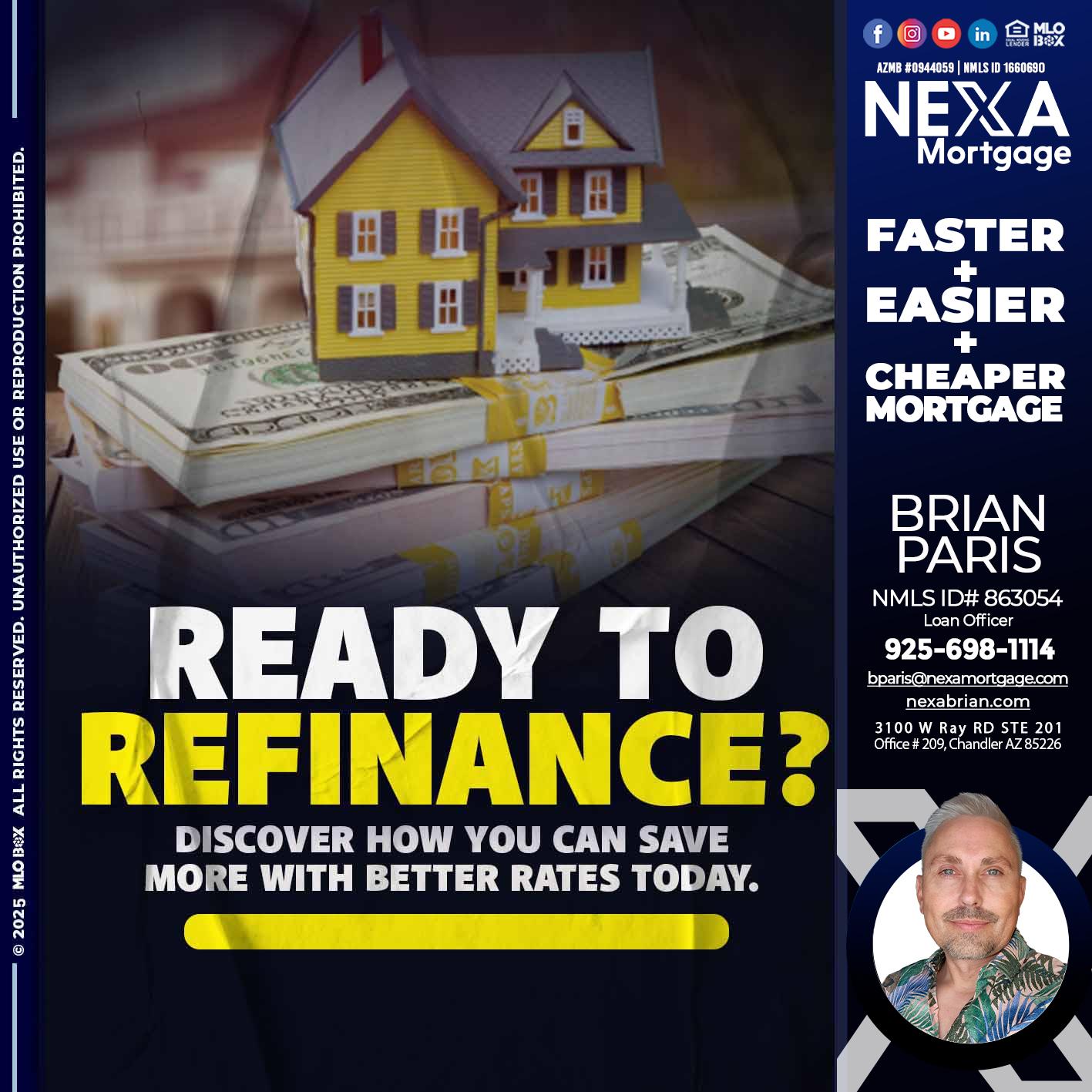 ready to refinance? - Brian Paris -Loan Officer