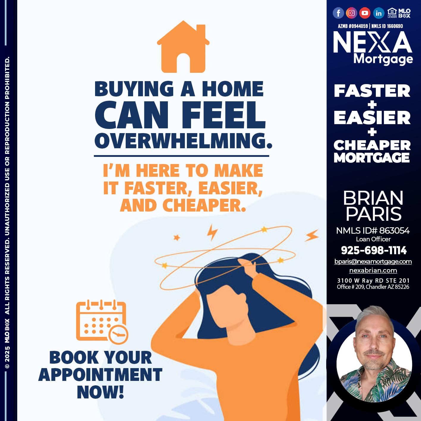 BUYING A HOME - Brian Paris -Loan Officer