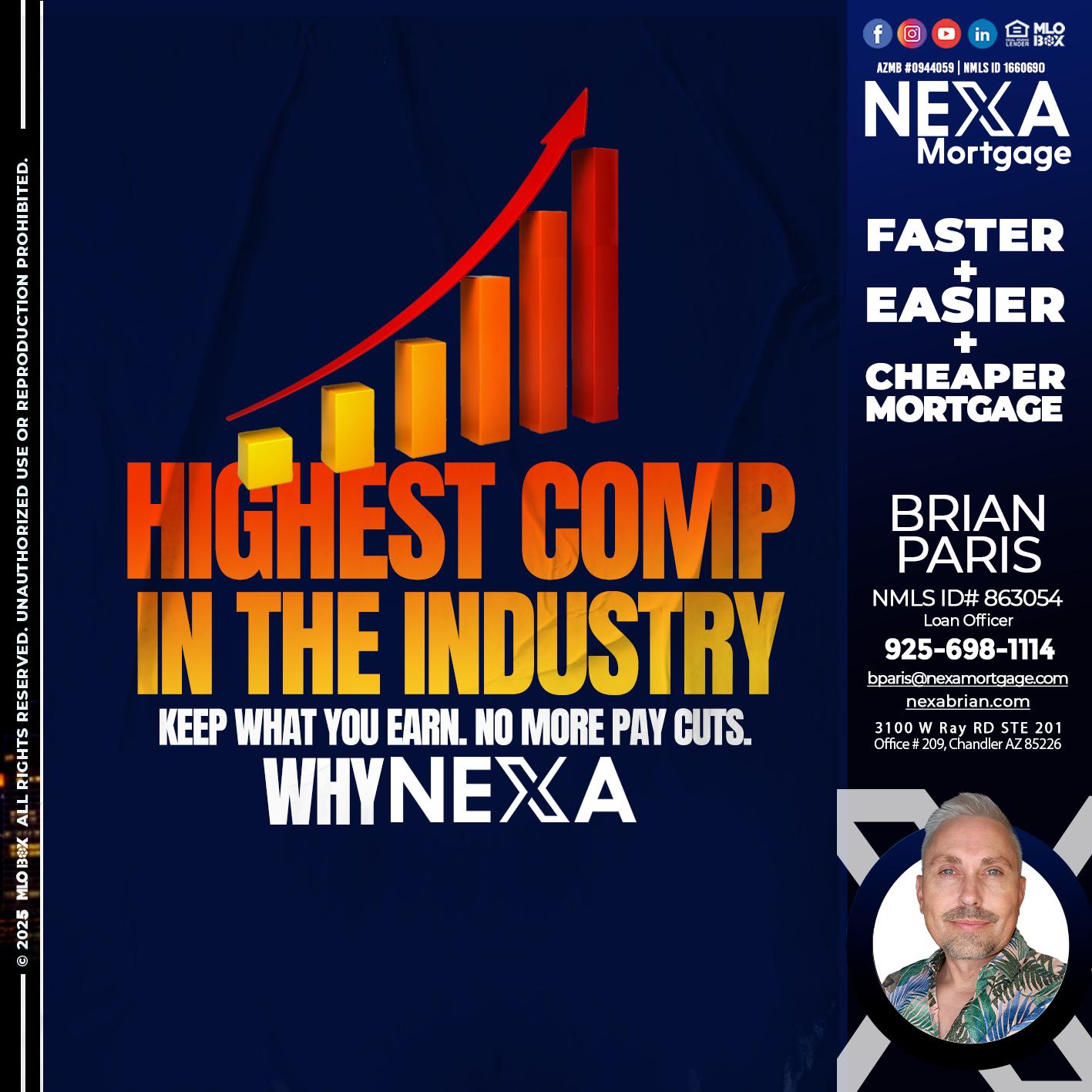 HIGHETS COMP - Brian Paris -Loan Officer