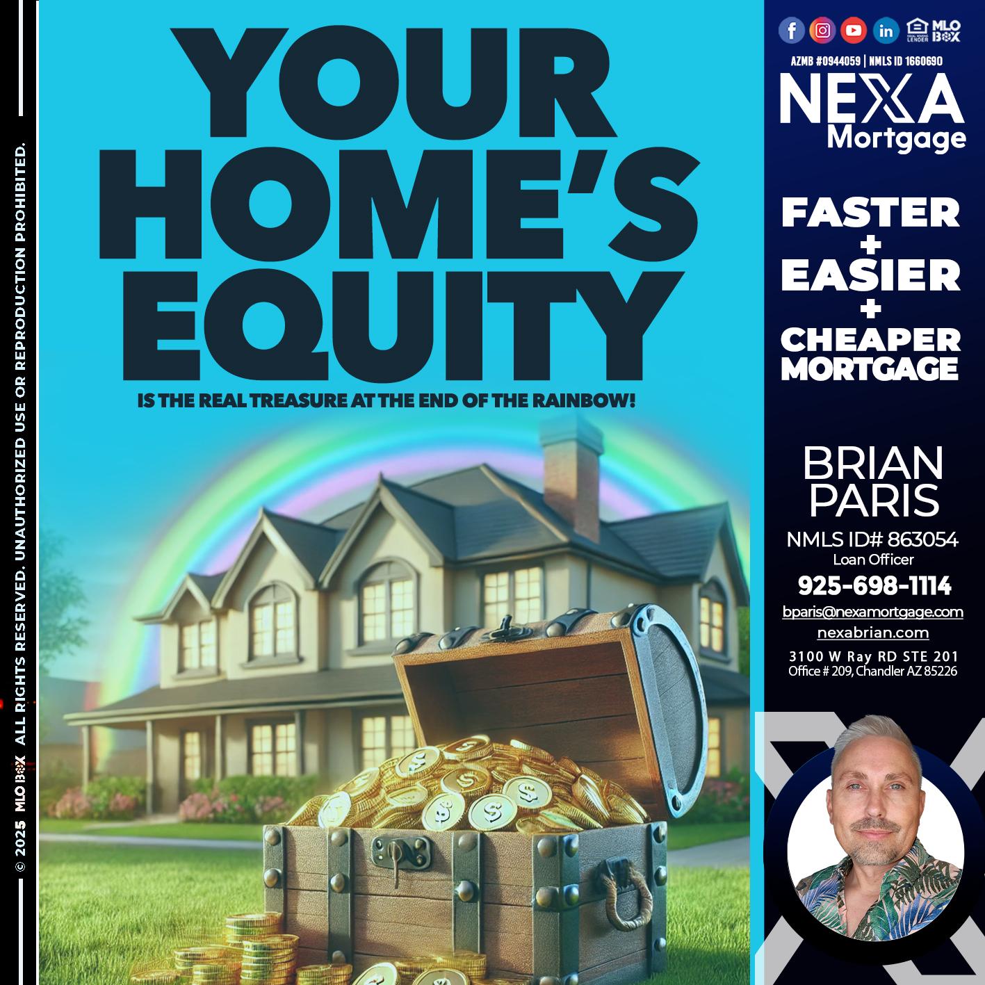 YOUR HOME´S EQUITY - Brian Paris -Loan Officer