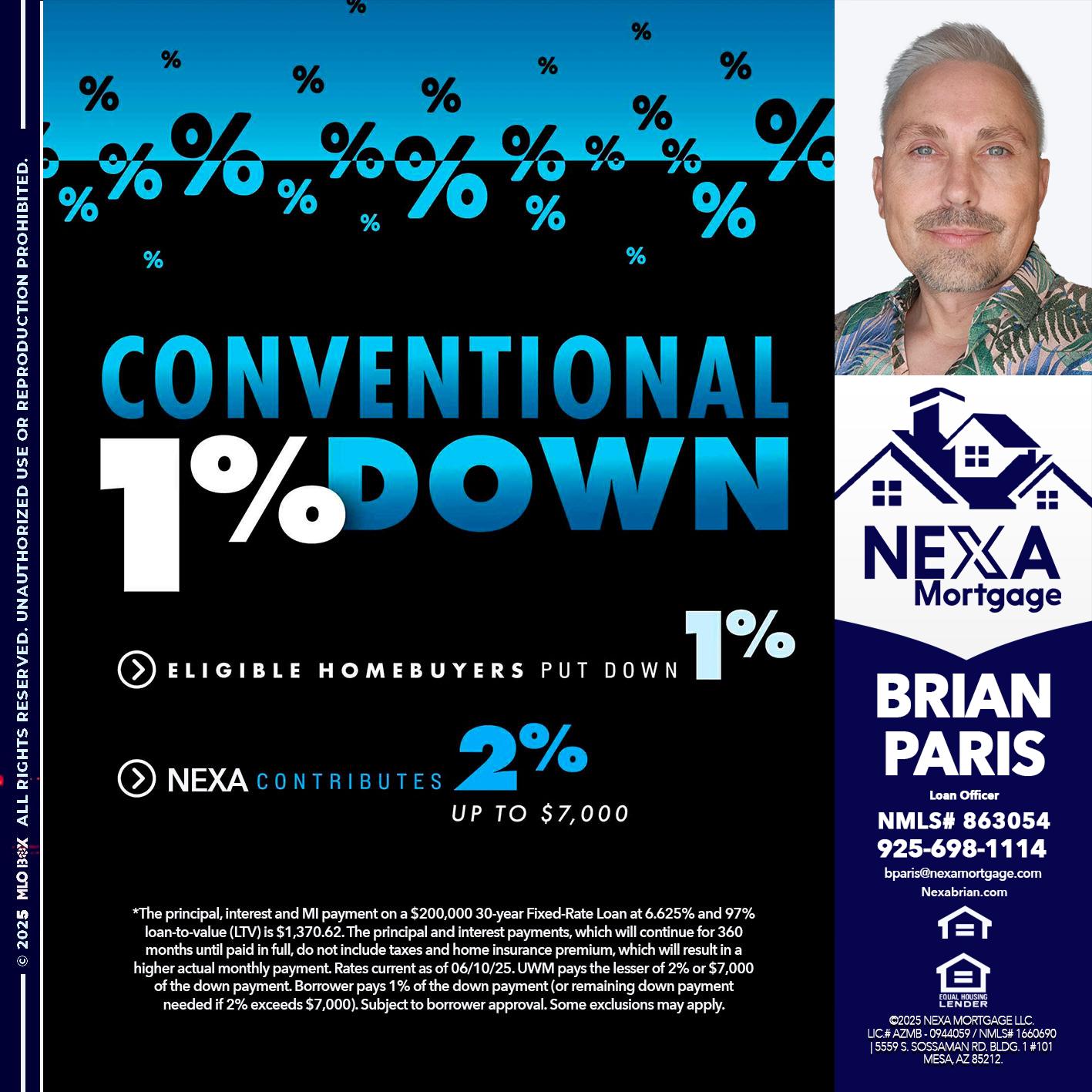 conventional - Brian Paris -Loan Officer