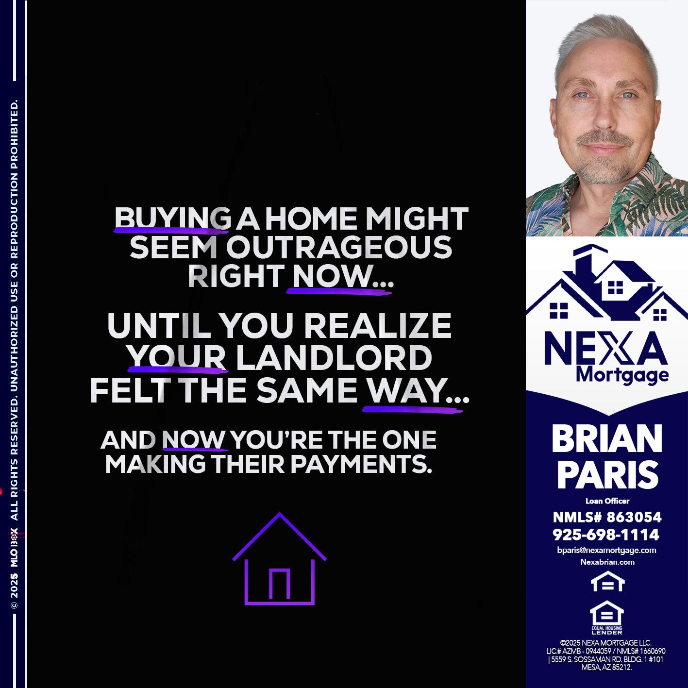 BUYING A HOME - Brian Paris -Loan Officer