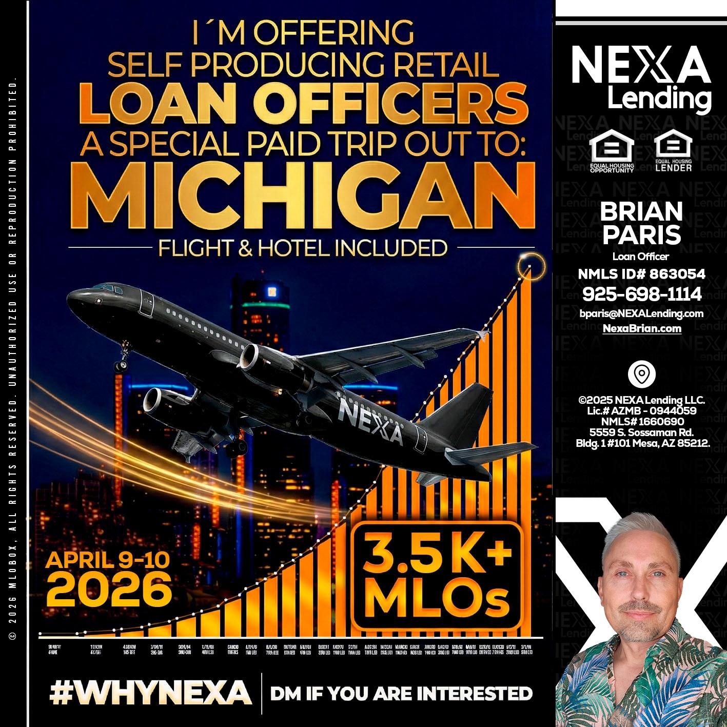 3.5K - Brian Paris -Loan Officer