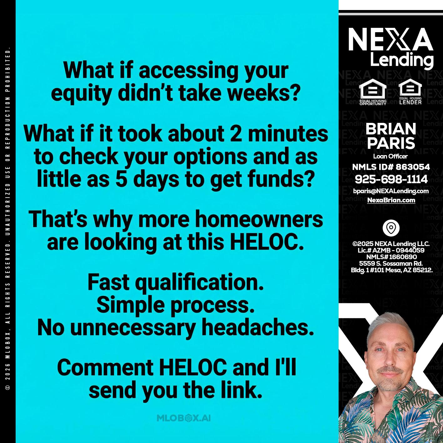 what if - Brian Paris -Loan Officer