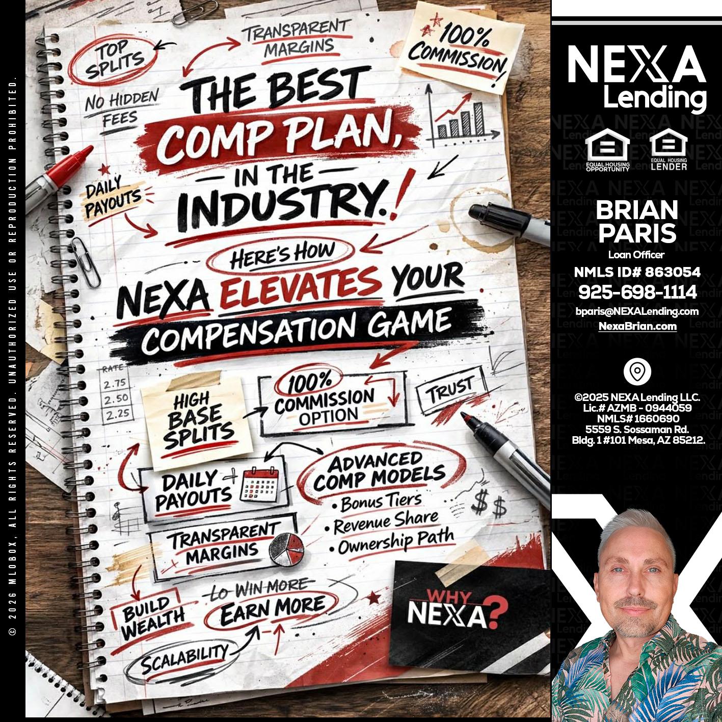 THE BEST COMP - Brian Paris -Loan Officer