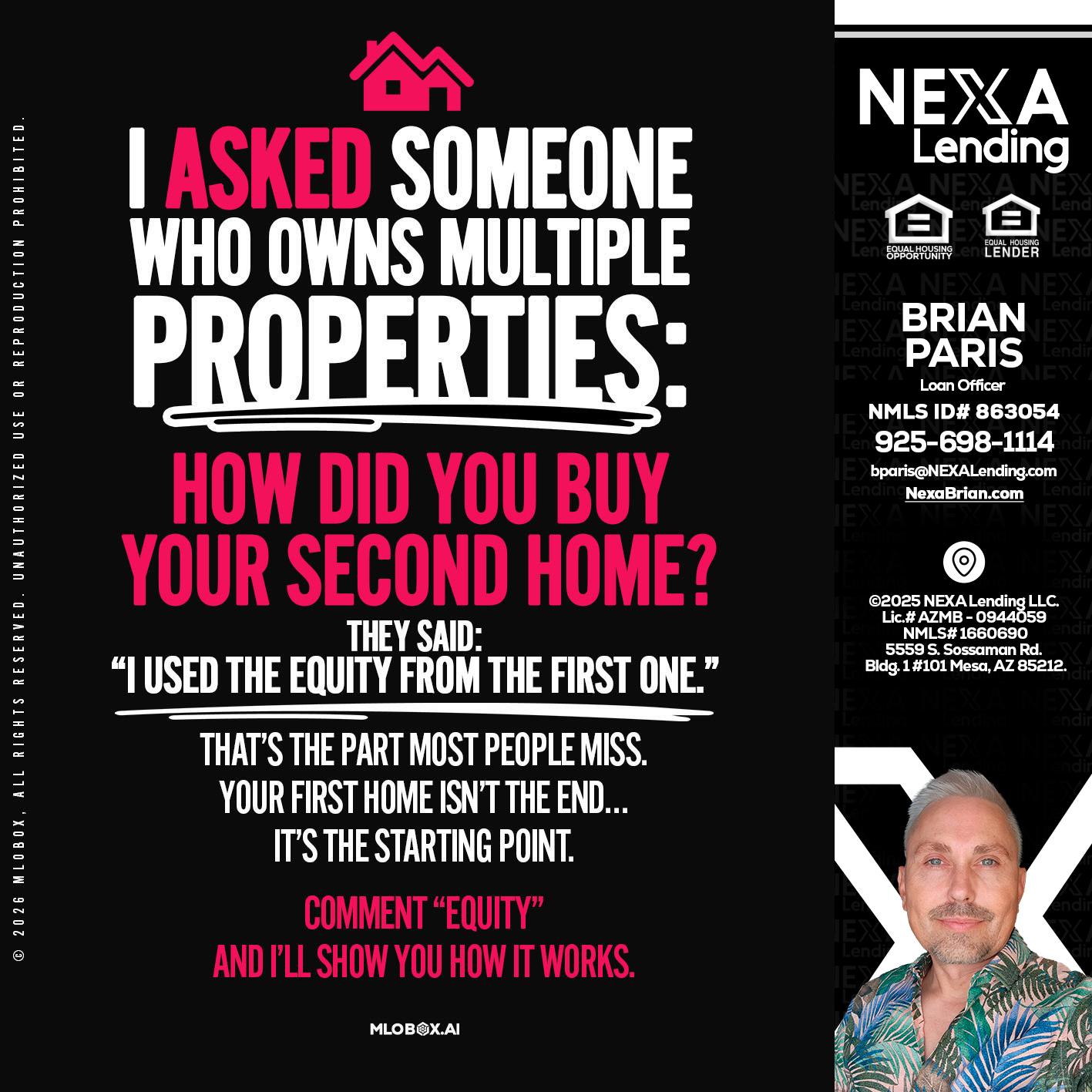 I ASKED SOMEONE - Brian Paris -Loan Officer