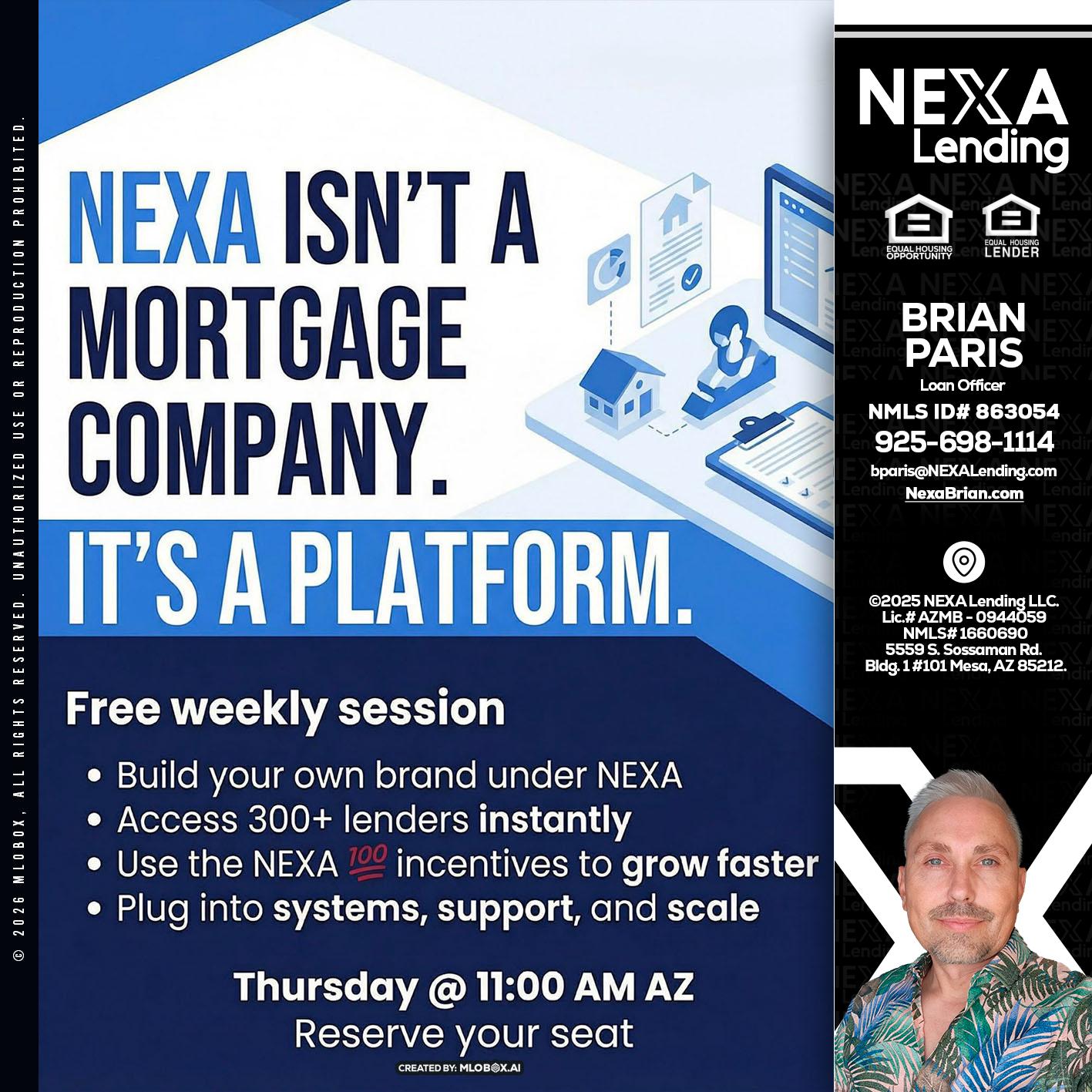 NEXA ISNT - Brian Paris -Loan Officer