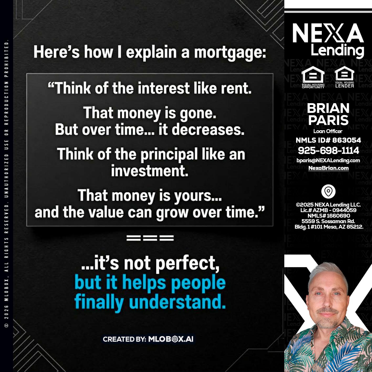 HERES NOW - Brian Paris -Loan Officer